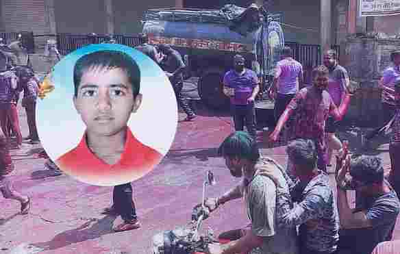 Boy dies on the spot after being hit by tractor-trolley while playing Rangpanchami