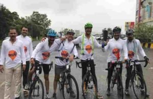 Cycle of six friends from Sangamner to Pandharpur