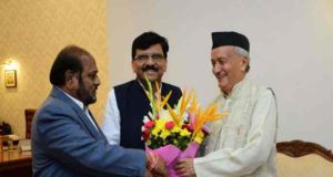 Sanjay Raut and ramadas Kadam meets Governor