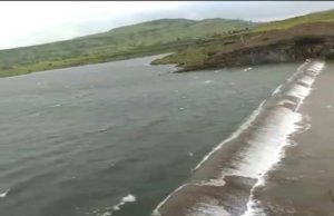 Adhala Dam Akole overflow