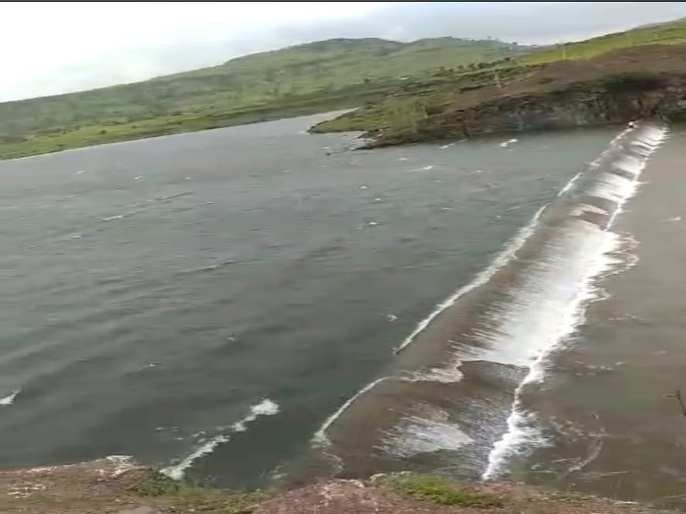 Adhala Dam Akole overflow