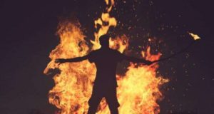 He set himself on fire due to electricity bill