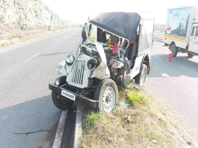 Jeep Tempo Accident on Sangamner on Nashik pune Highway