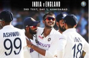 India vs England 3rd Test live Score