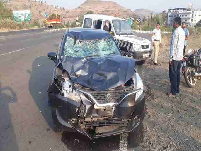 Car and two-wheeler accident on Pune-Nashik highway Sangamner