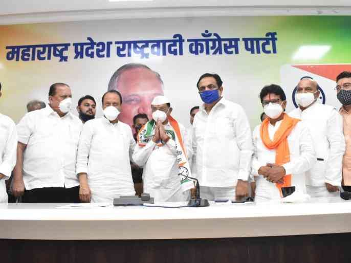 Sitaram Gaikar a staunch supporter of Pichad have joined the NCP
