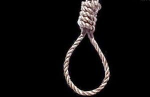 Suicide by strangling a mango tree  