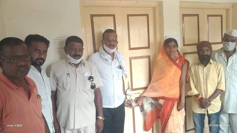Shrirampur village, the Sarpanch and the Deputy Sarpanch are locked in the office