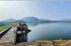 Adhala Dam Overflow