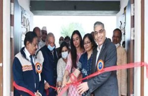 Kandpal inaugurated the two-storied building of Savitribai Madan Kanya Niwas Rajur