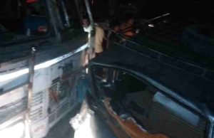 Rahuri Three people were killed on the spot in a horrific accident 