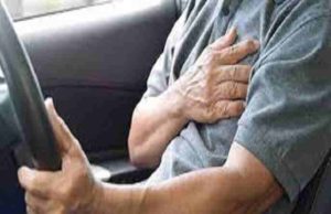 Sinnar Akole Driver heart attack in car