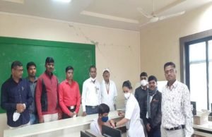 Vaccination of students of Sarvodaya Vidya Mandir Rajur begins
