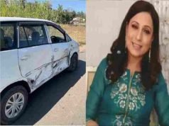 Actress Kishori Shahane's car accident