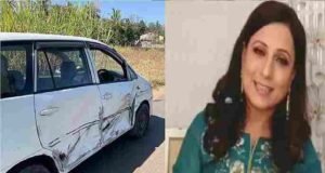 Actress Kishori Shahane's car accident