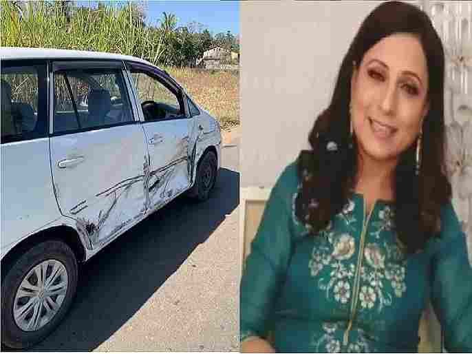 Actress Kishori Shahane's car accident