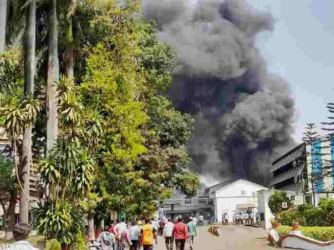 Khopoli Chemical company catches fire