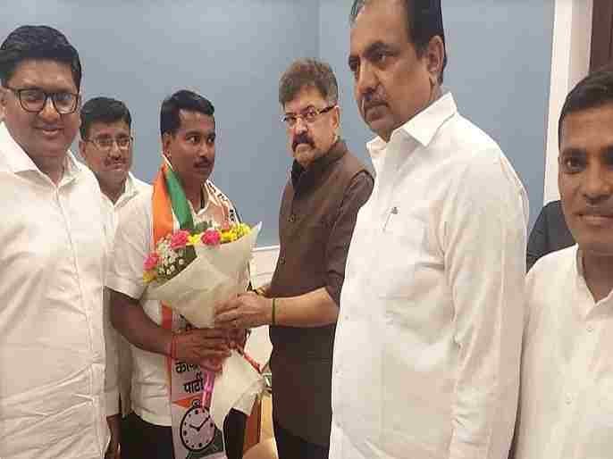 Rahuri BJP's taluka president joins NCP saying goodbye to BJP