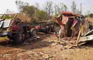 truck accident in Ghats; The driver was killed on the spot
