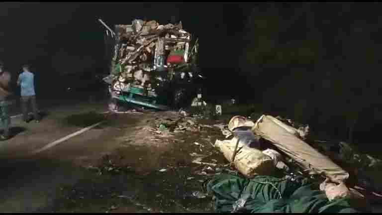Horrific truck and bus accident 8 killed, 26 seriously injured