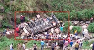 Accident Devotees' bus crashes into valley, killing 25