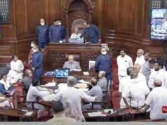 19 MPs suspended for rioting in Rajya Sabha