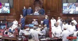 19 MPs suspended for rioting in Rajya Sabha