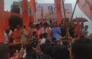 Aditya Thackeray's speech at Nevasa Phata in full rain