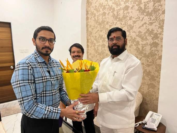 Balasaheb Thackeray's grandson Eknath Shinde support