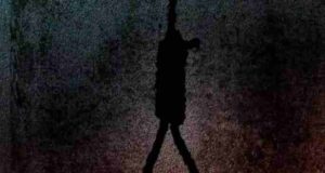 Suicide by hanging in residential house