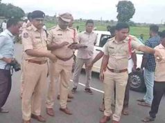 container collided with a rickshaw, five people were killed in the accident