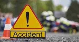 Four injured in two-wheeler collision with car Accident