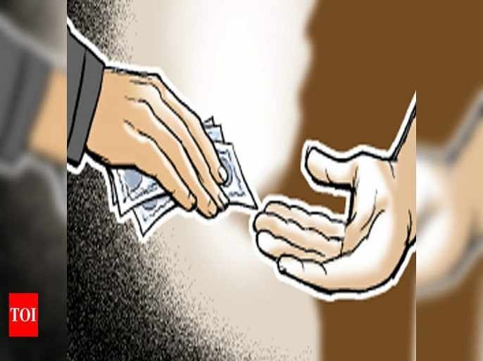 Crime of demanding bribe from clerk in tehsil office