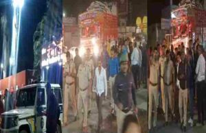 Ahmednagar Stone pelting at the hotel of Shinde faction leader