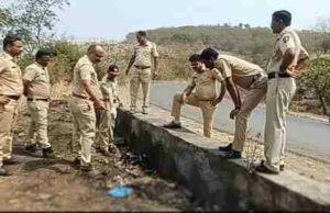 burnt Dead body was found in the ghat