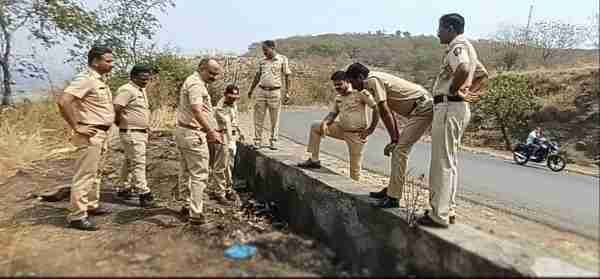 burnt Dead body was found in the ghat
