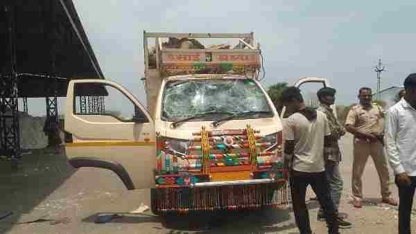 Ahmednagar Accident Two children died after being crushed under a tempo