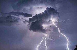 Havoc of bad weather, death of farmer due to lightning strike