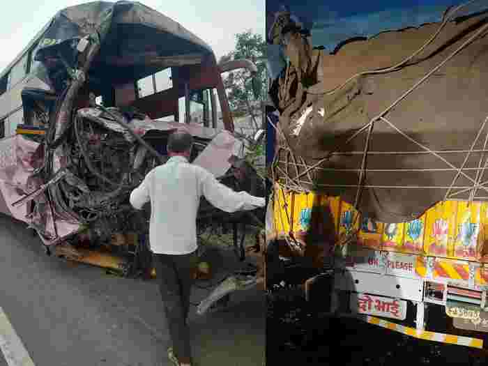 Shirdi-bound pilgrims bus accident, 1 killed and 12 injured