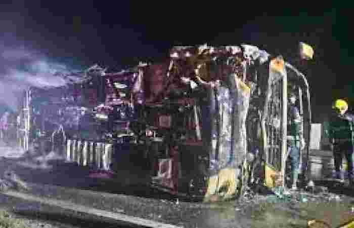 Samruddhi highway Bus Accident 25 Death