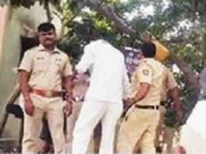 Attempted self-immolation by pouring petrol on the sub- sarpanch's body