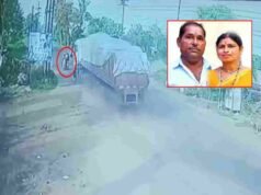 Husband and wife were crushed by a truck Accident