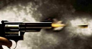 Firing by unknown person in bus station area