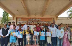The inter-school taluka level marathon competition concluded with great enthusiasm