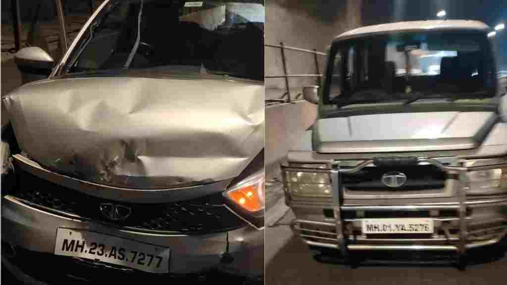 accident in Katraj Ghat tunnel, five vehicles collided with each other