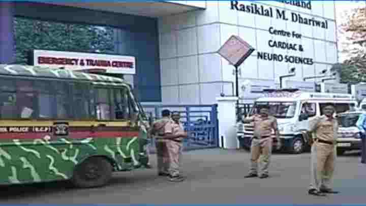 Bomb call in Poona hospital, search underway