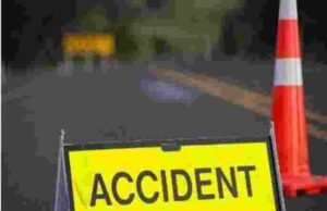 accident involving two-wheeler and car, two-wheeler died on the spot