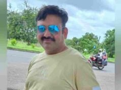 Accident crime branch policeman died in a collision with a dumper