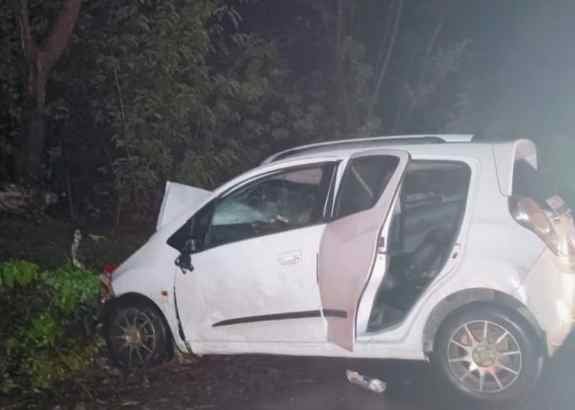ST bus and car collide, two youths killed