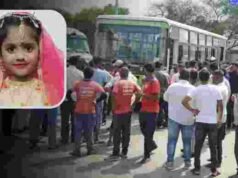 Five year old girl crushed to death under bus